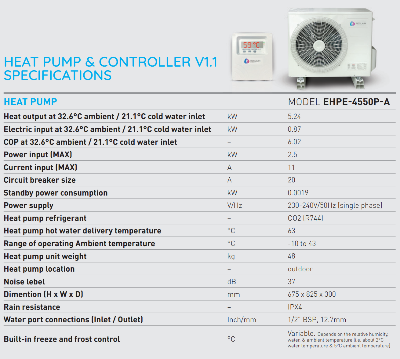 Máy bơm nhiệt Heat Pump Chofu Reclaim REHP-CO2 315GL - Ảnh 7